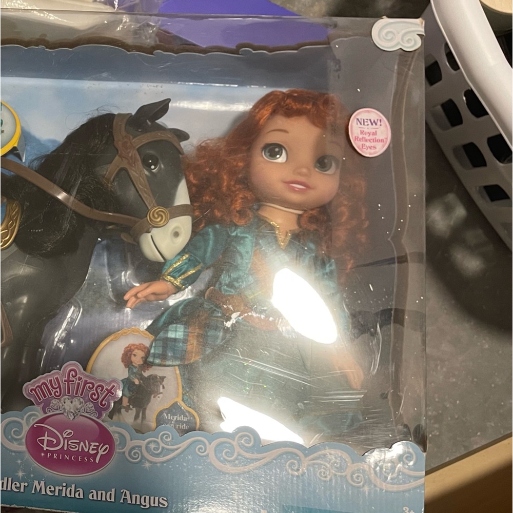 Disney My First Merida Doll with Angus - Teal and Black